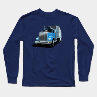 1976 Kenworth W900A in blue Long Sleeve T-Shirt